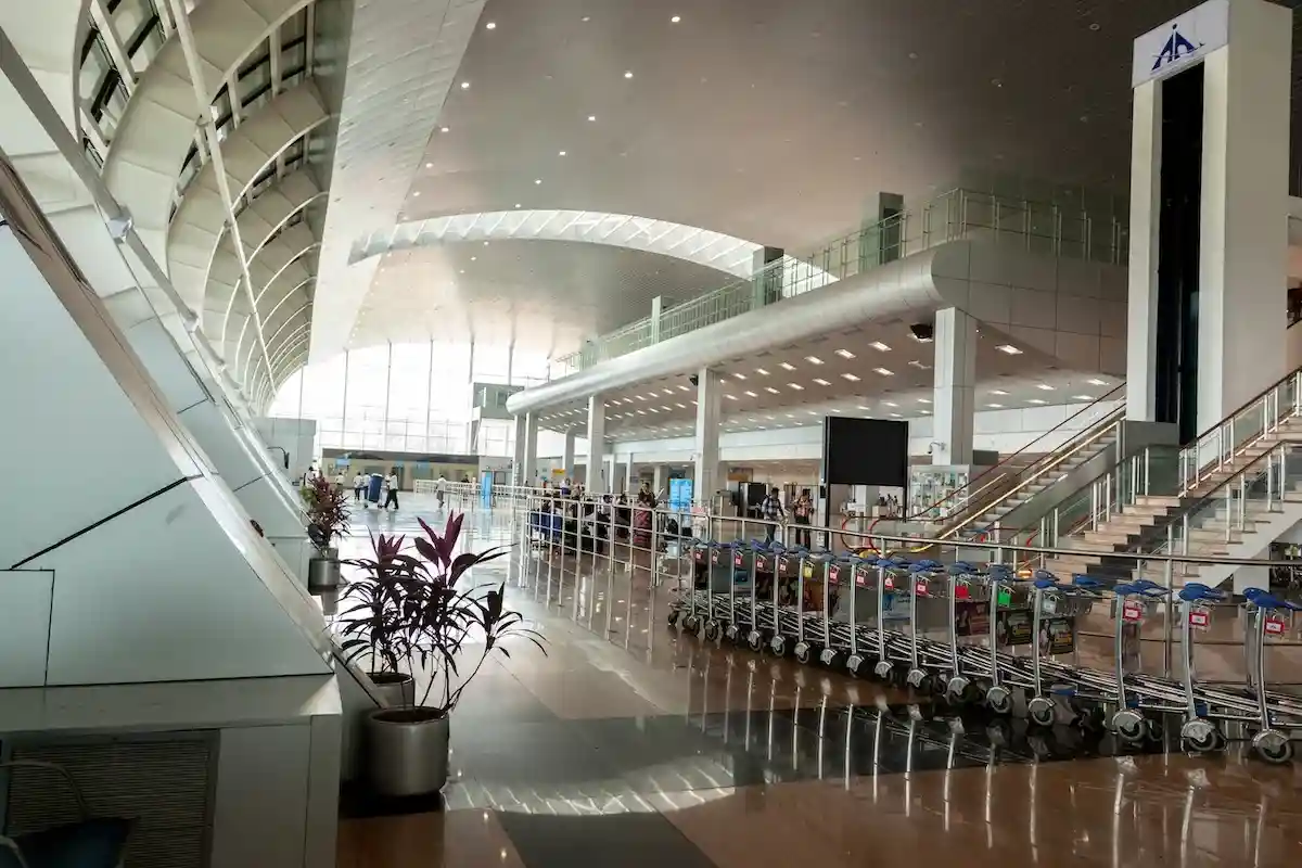 Терминал в аэропорту в штате Керала — объект новой экономики. Фото: Lal Nallath / shutterstock.com