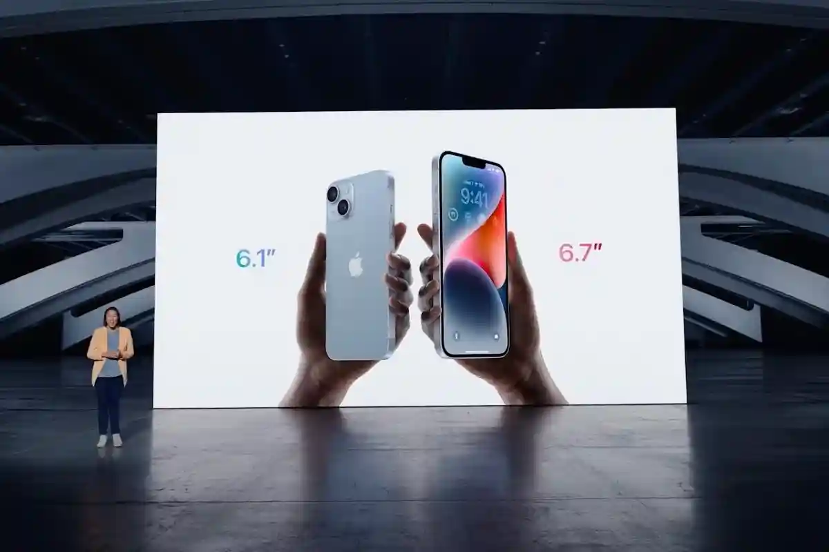 Ну а теперь новые iPhone - iPhone 14 и iPhone 14 Plus. Скриншот: @ApplePro / twitter