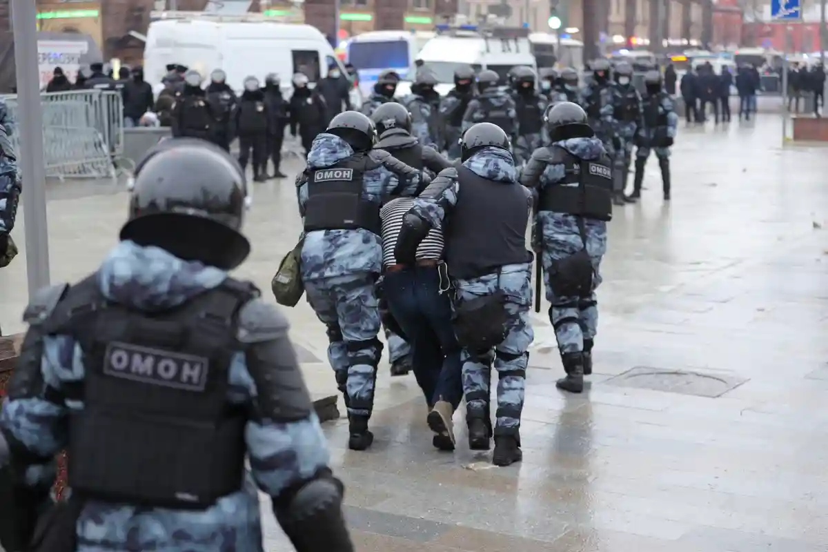 Протесты в России. Фото: Ruslan Krosh / Shutterstock.