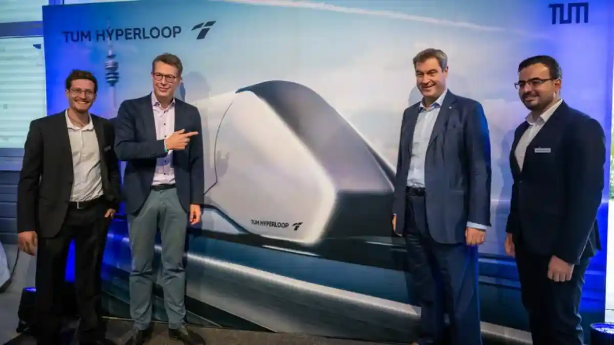 В Германии начали строить Hyperloop. Фото: Sebastian Widmann / Bayerische Staatskanzlei