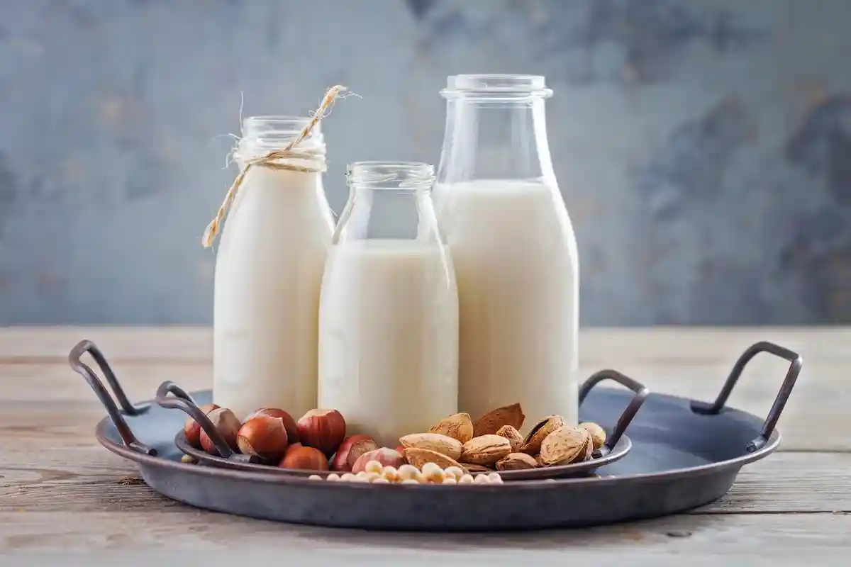 Растительное молоко еще и кладезь витаминов, где преобладают витамины В и Е. Фото: matka_Wariatka / shutterstock.com