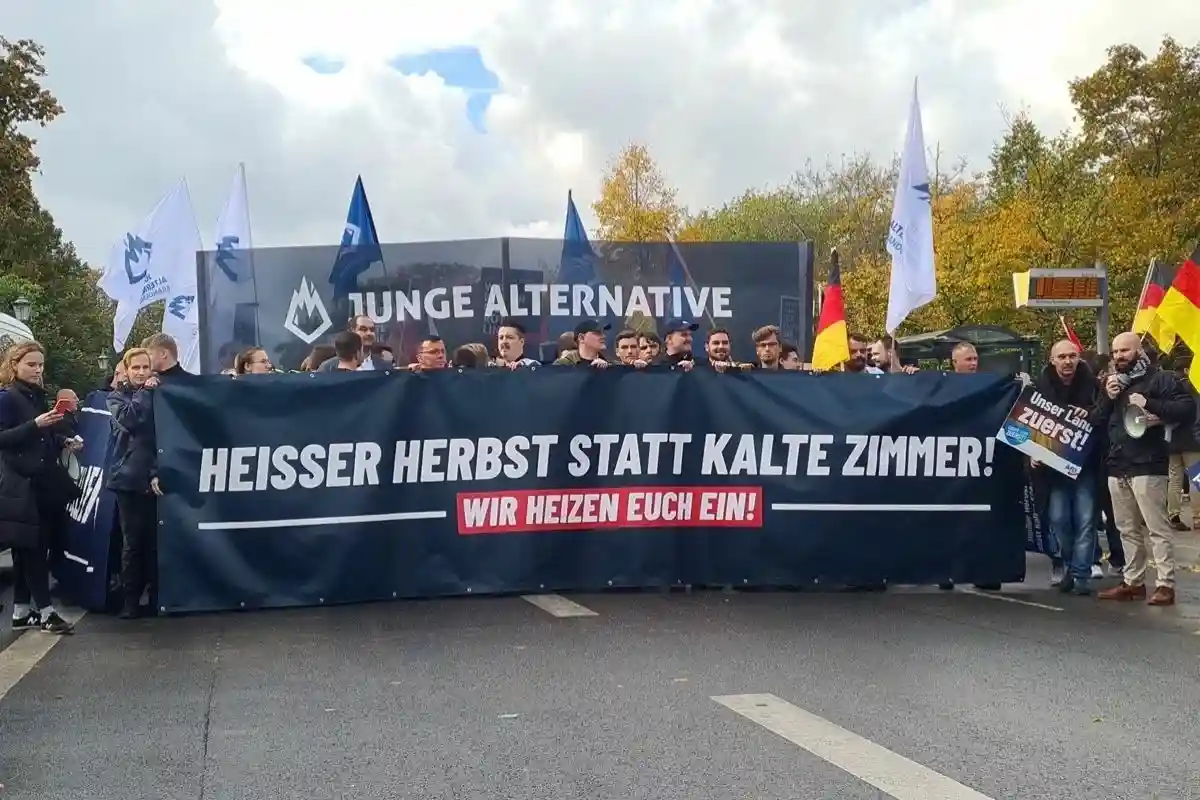 Демонстрация АдГ в Берлине