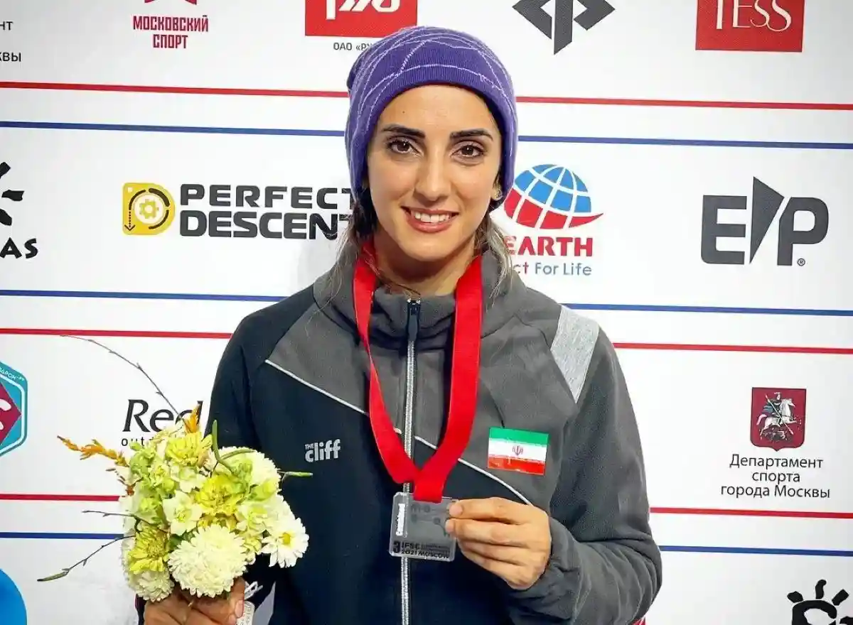 Иранская спортсменка выступила без хиджаба, и ей грозит тюрьма. Фото: Elnaz Recabi / instagram.com
