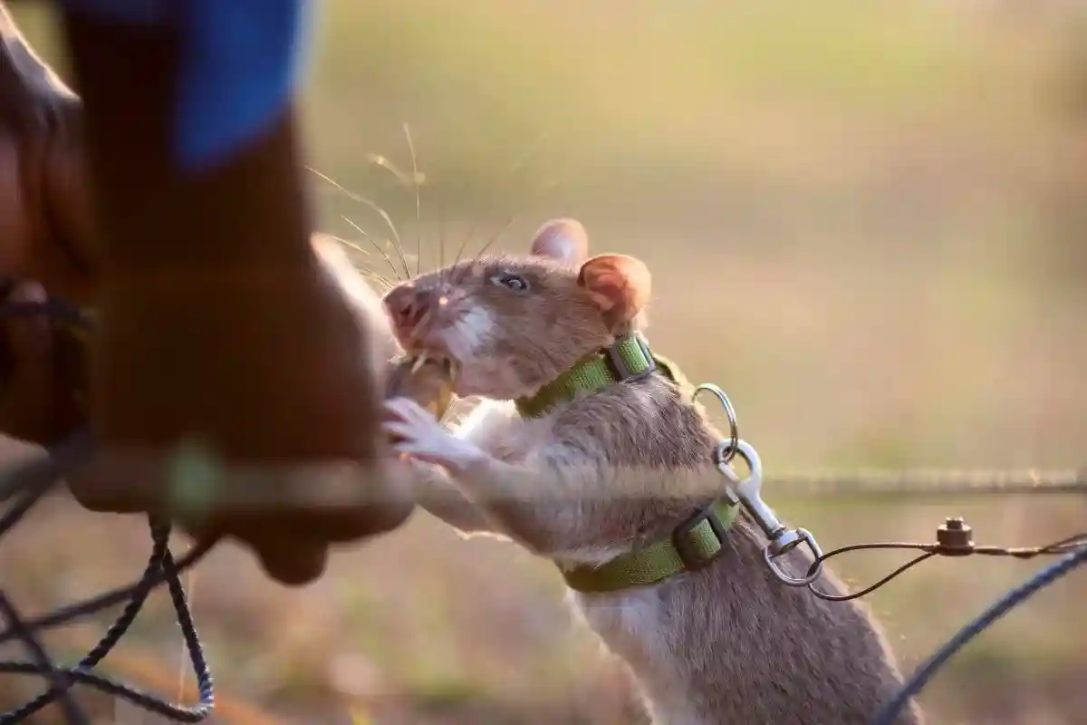 Как крысы-спасатели с рюкзачками спасают жизни. herorats / twitter.com