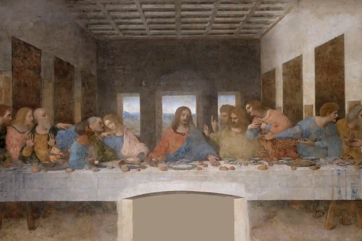 Леонардо да Винчи — «Тайная вечеря». Фото: commons.wikimedia.org