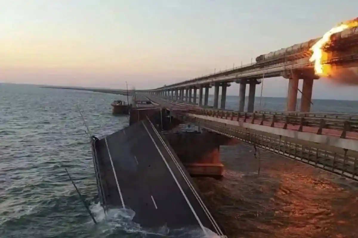 Грузия не причастна к подрыву Крымского моста. Фото: twitter.com