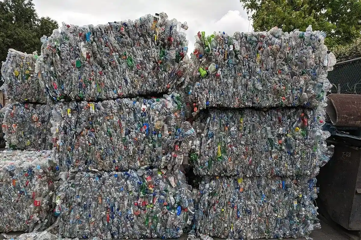 Пластиковые отходы Германии, которые в дальнейшем экспортируют в другие страны. Фото: Grendelkhan / wikimedia.org