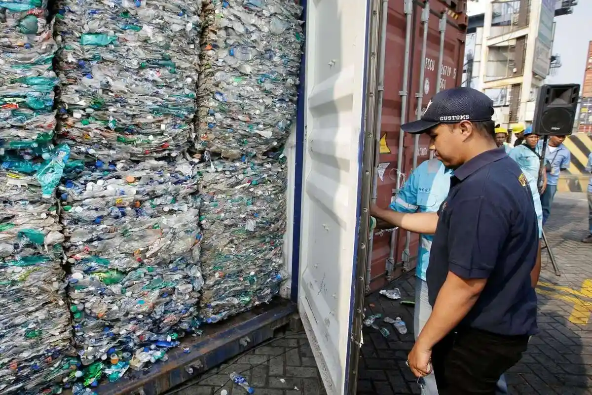 Пластиковые отходы Германии