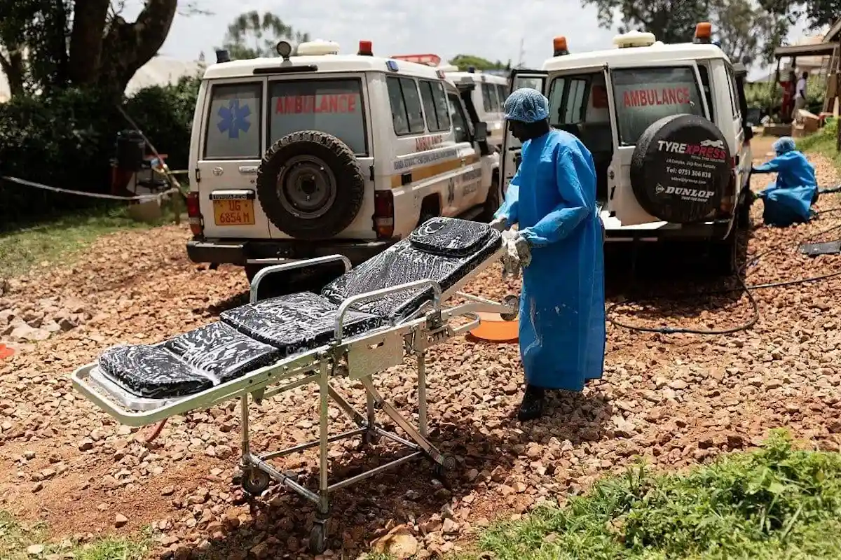 Распространение Эболы в Уганде. Фото: Twitter.com/kenyapolitiks