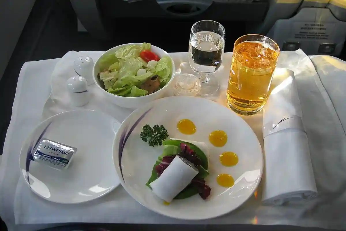 Вкус еды в самолете