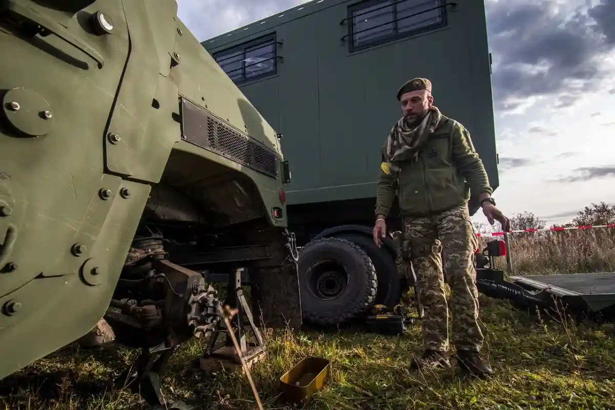В украинской армии заработали мобильные мастерские. Фото: Пресс-служба Министерства обороны Украины