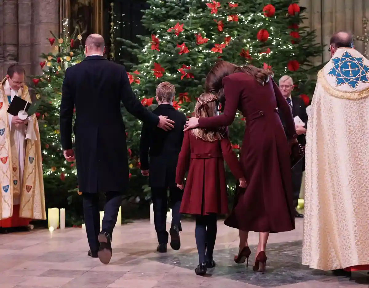 Рождественская служба в Вестминстерском аббатстве