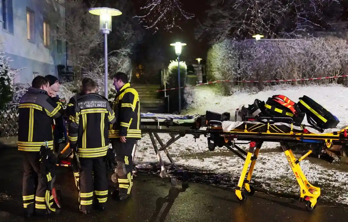 Пожар в учреждении по уходу за больными в Ройтлингене
