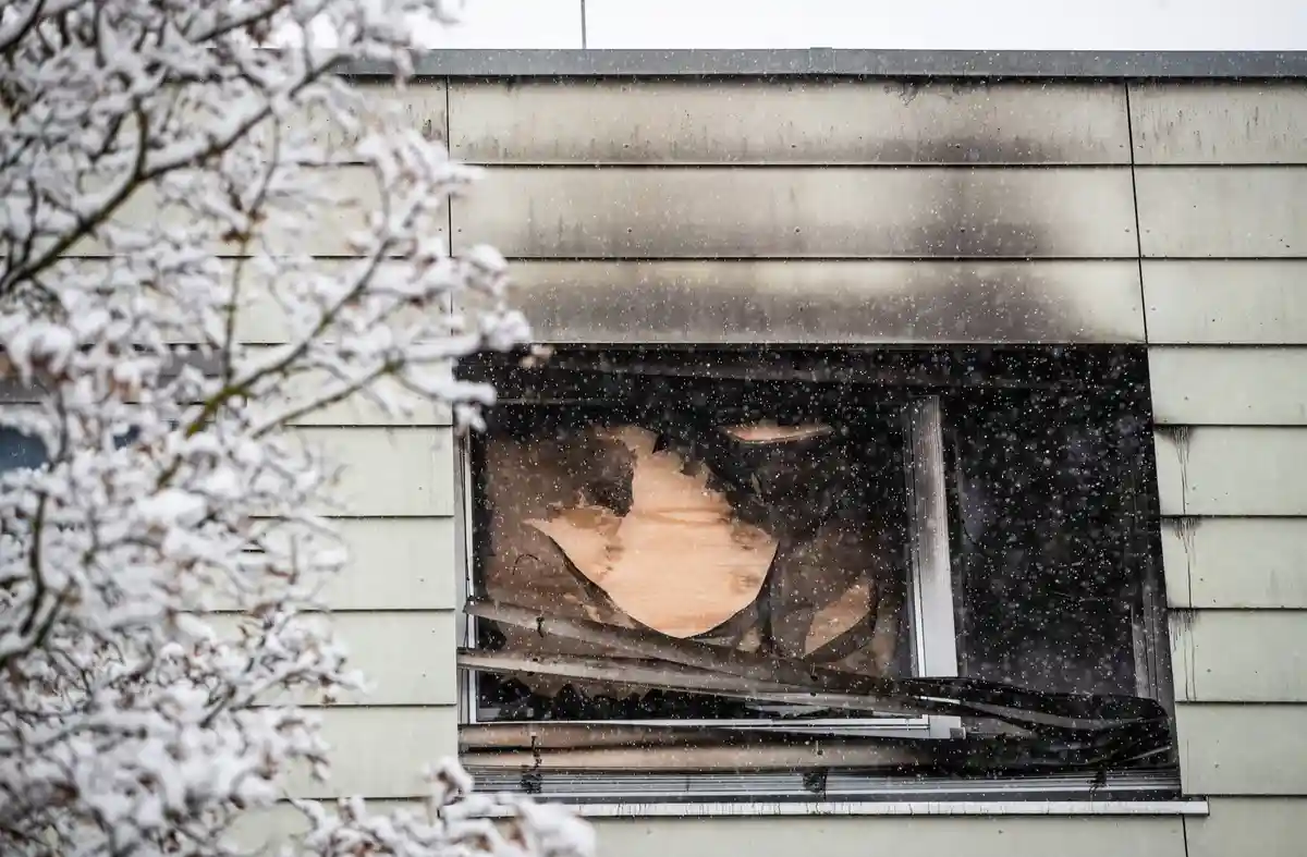 Пожар в доме престарелых в Ройтлингене