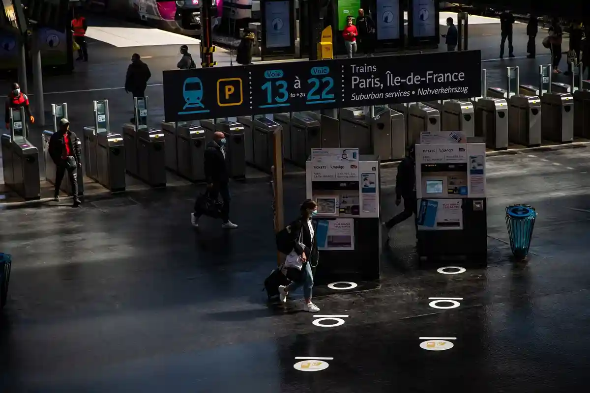 Станция "Гар дю Нор" в Париже