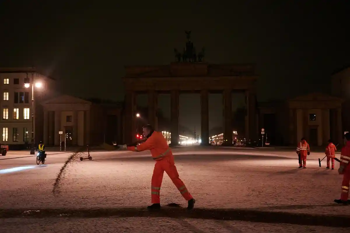 Зимняя погода в Берлине
