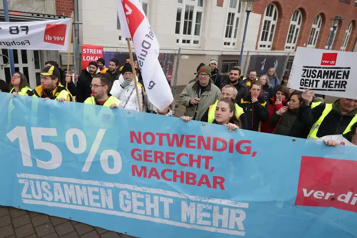 Предупредительные забастовки в Deutsche Post - Северный Рейн-Вестфалия