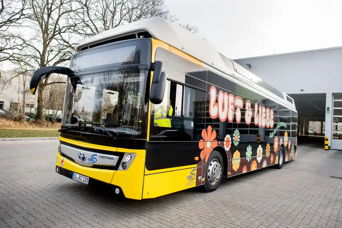 Новые водородные автобусы в Ольденбурге