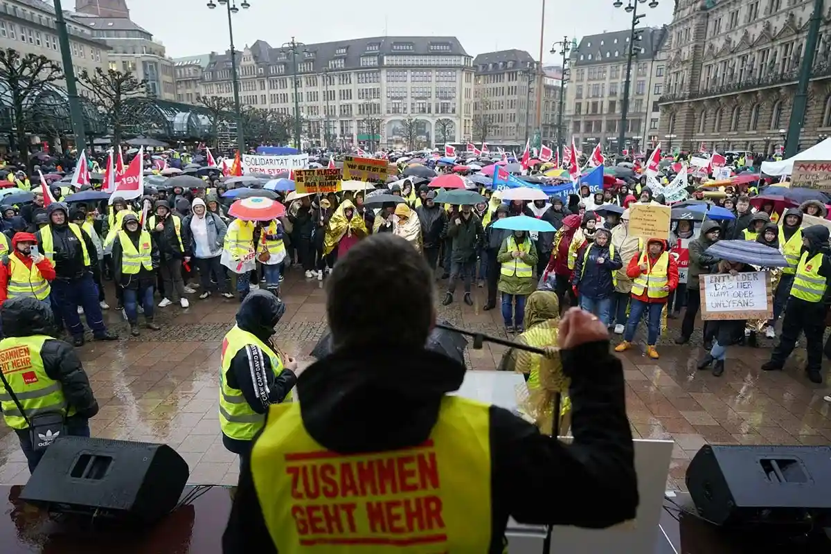 Мега-забастовка в Германии в понедельник: чего ожидать. Фото: dpa
