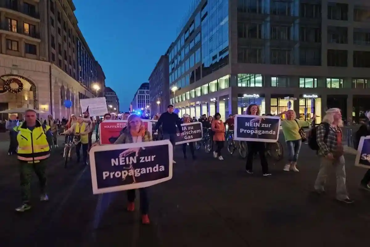 "Альянс за мир" в Берлине: протест против поставок оружия