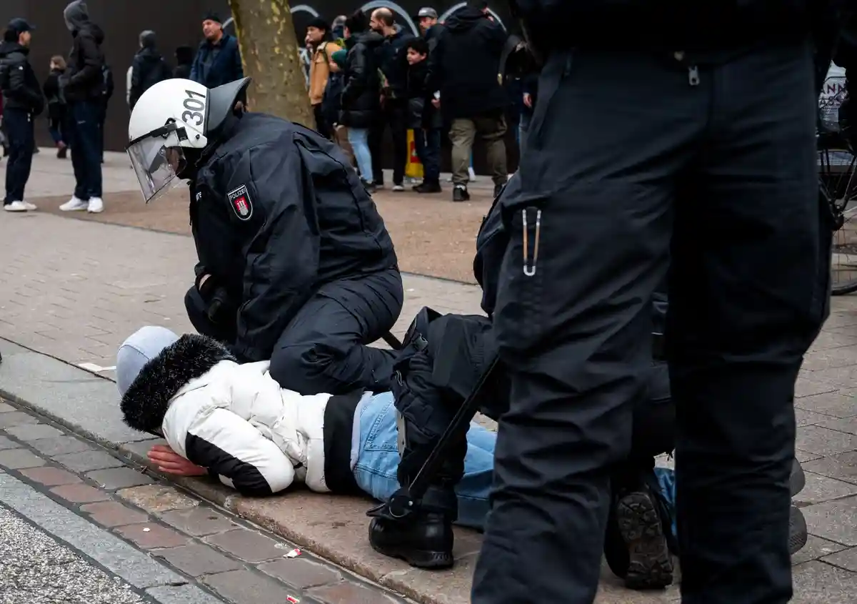 Полицейская операция в Гамбурге