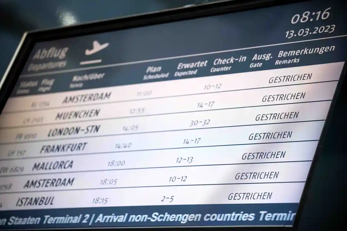 Предупредительные удары в аэропортах - Бремен