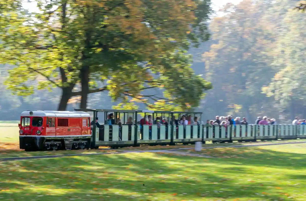 Начало сезона на Дрезденской парковой железной дороге