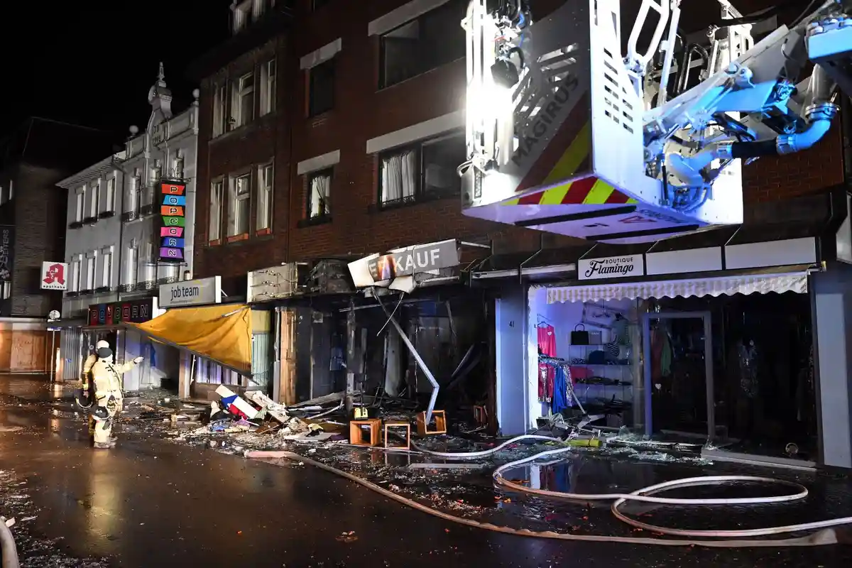 Сильный взрыв в доме в Эшвайлере