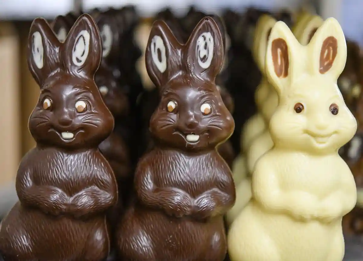Шоколадные пасхальные кролики