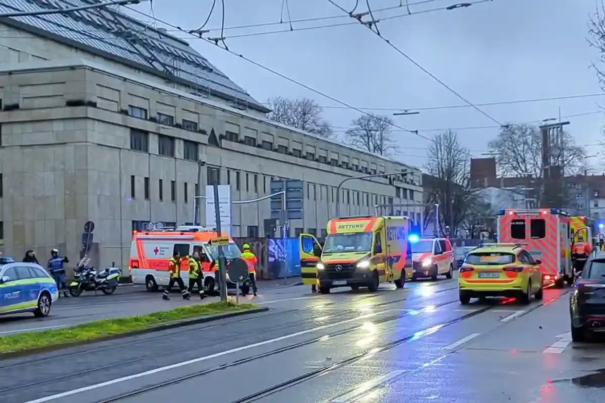 Захват заложников в Карлсруэ: подозреваемый арестован. Фото: Martin Oversohl/dpa