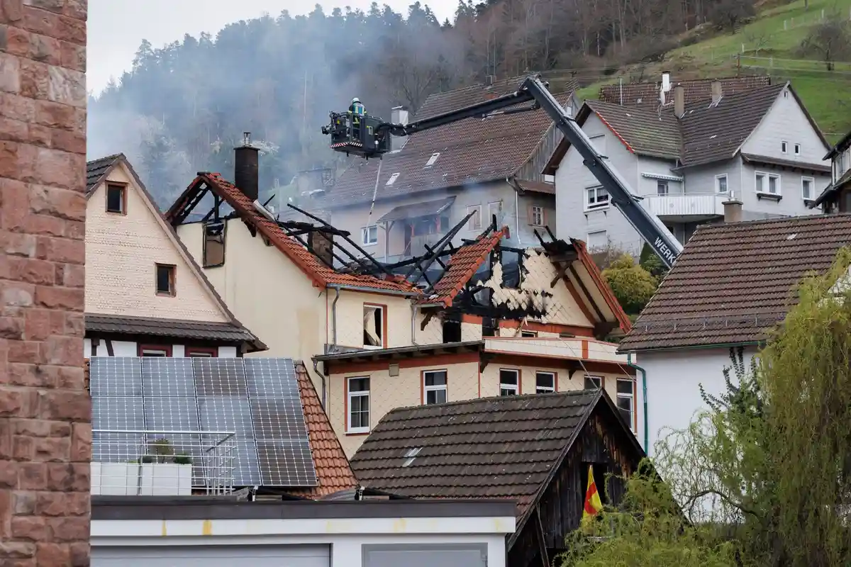 После ночного пожара в Гернсбахе нашли тела троих детей