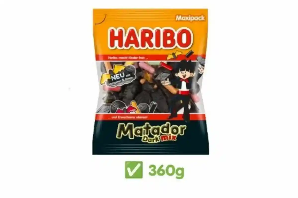 Haribo Matador Dark Mix не отзывают. Фото: скриншот / haribo.com