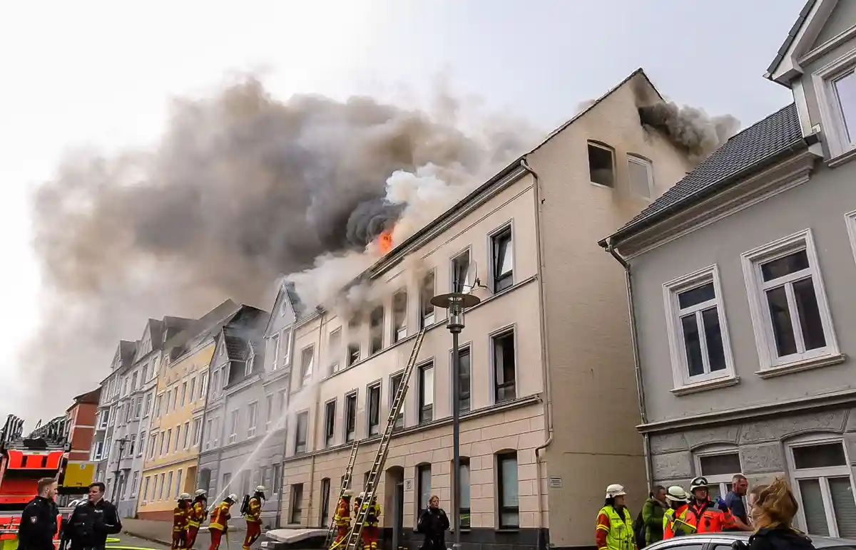 Пожар во Фленсбурге