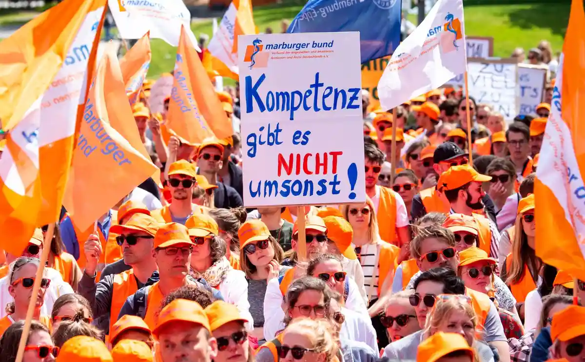 Marburger Bund призвал к демонстрации врачей всей Германии