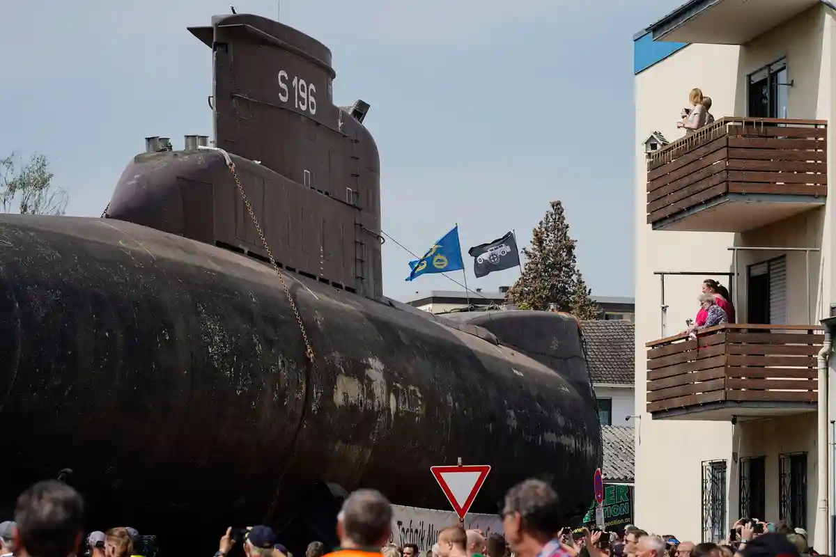 Подводная лодка "U17" прибыла в Музей Техники