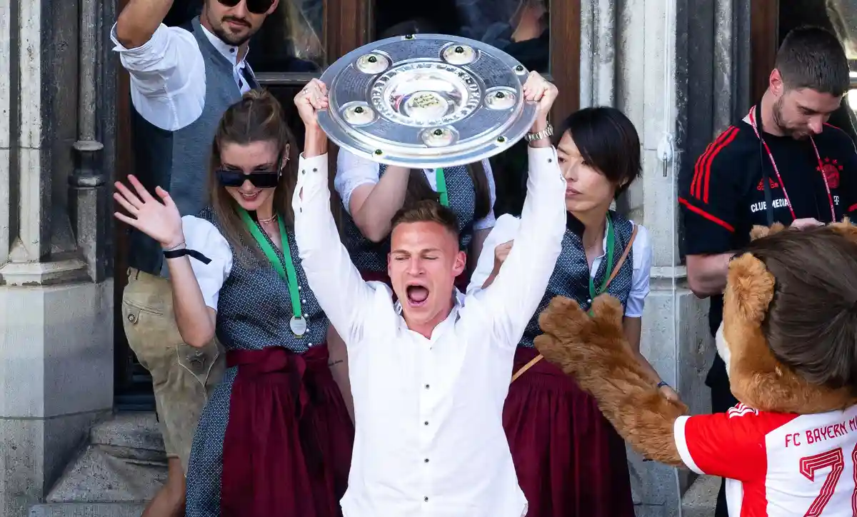 Празднование чемпионства ФК "Бавария