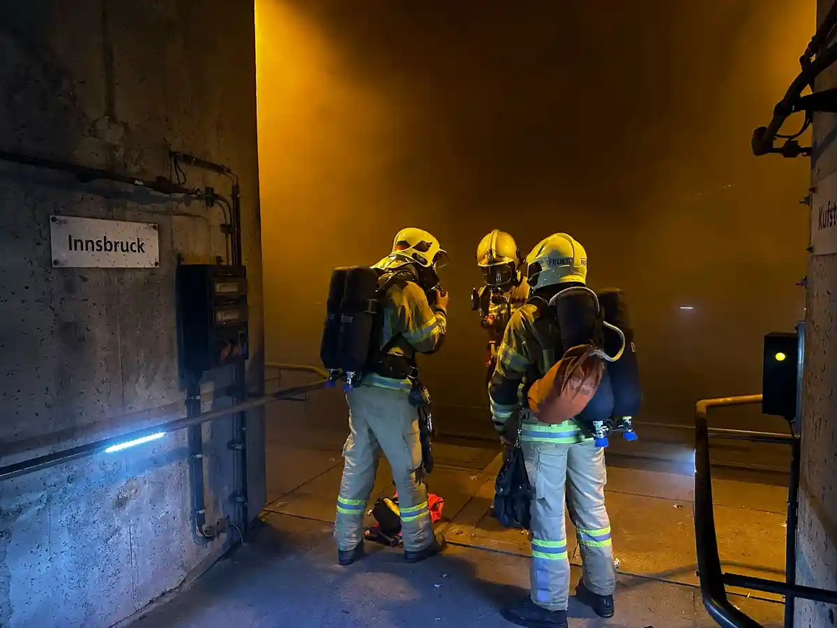 После пожара в железнодорожном туннеле в Тироле