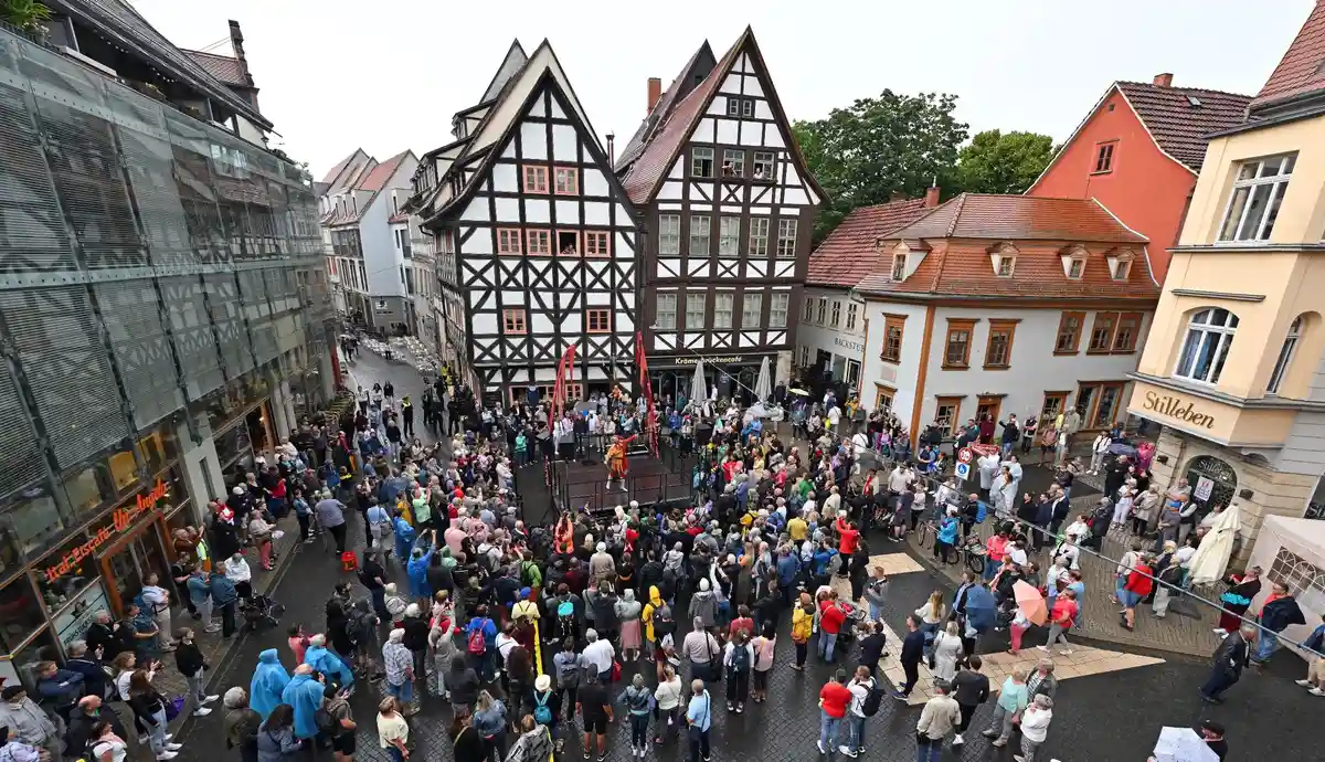 Фестиваль Krämerbrückenfest стартовал в Эрфурте
