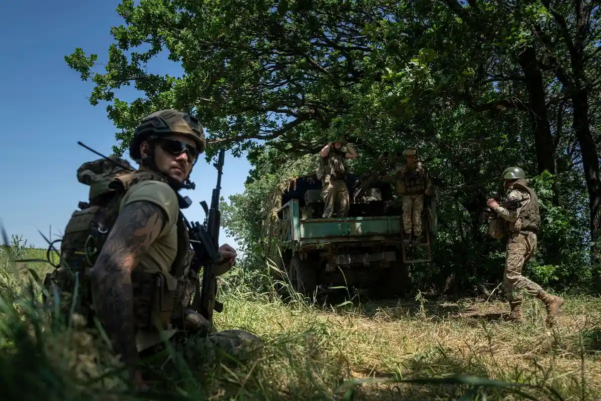 Война в Украине: наступление без потерть территорий