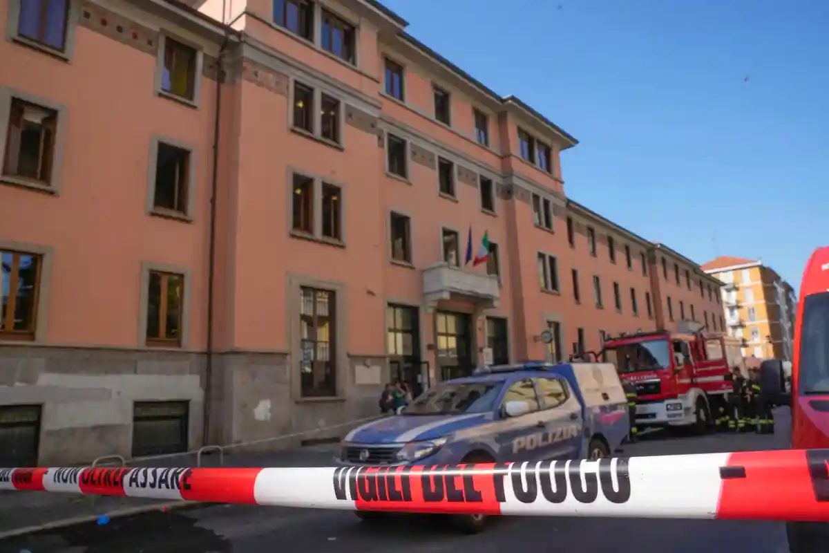 Пожар в доме престарелых в Милане