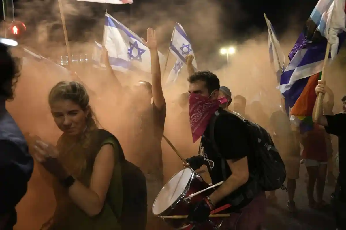 Массовые демонстрации в Израиле