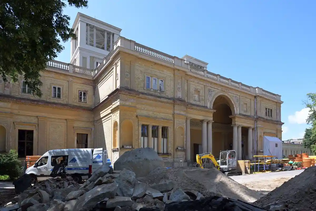 Реставрация Оранжерейного дворца в Сан-Суси продолжена