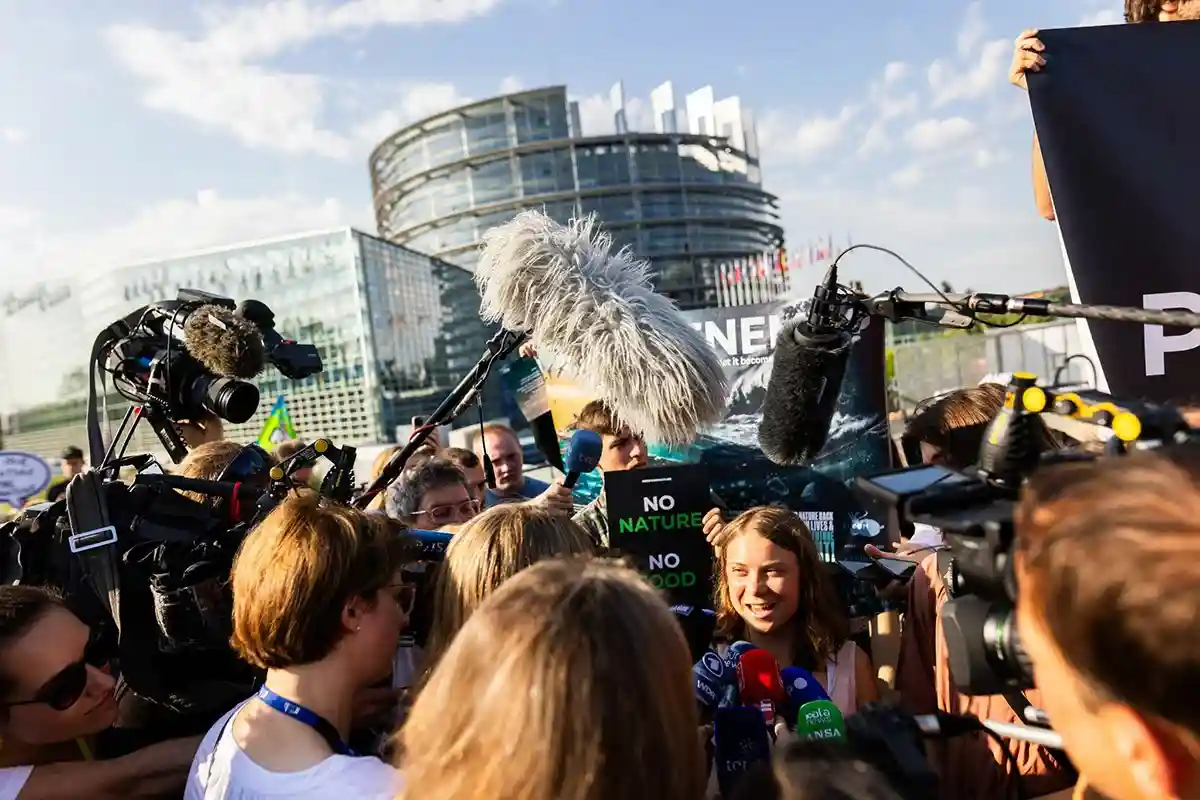 Закон ЕС об охране природы: Тунберг протестует