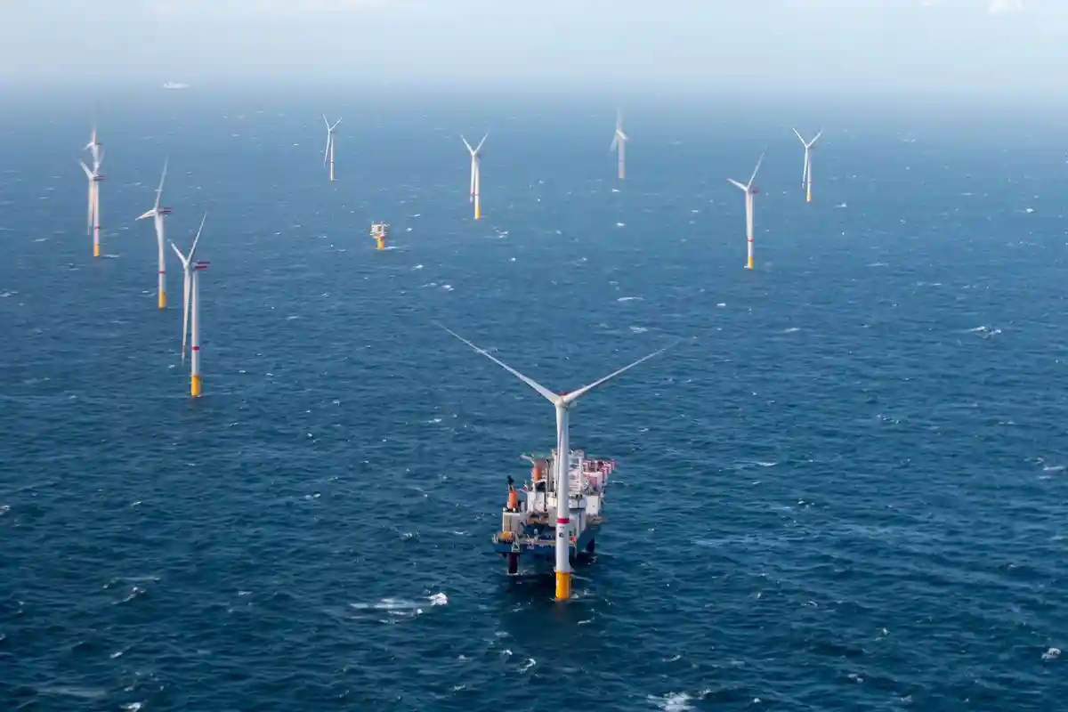 Ветроэлектростанция в Северном море