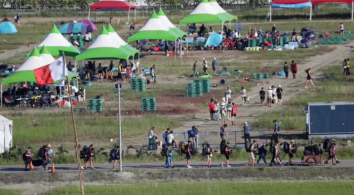 Южная Корея эвакуирует крупнейший в мире лагерь скаутов