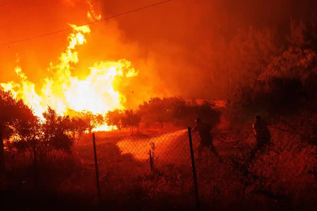 Лесные пожары в Греции - Авантас