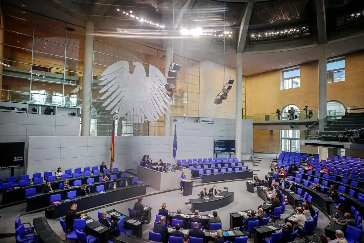 Сессия Бундестага по закону о защите климата