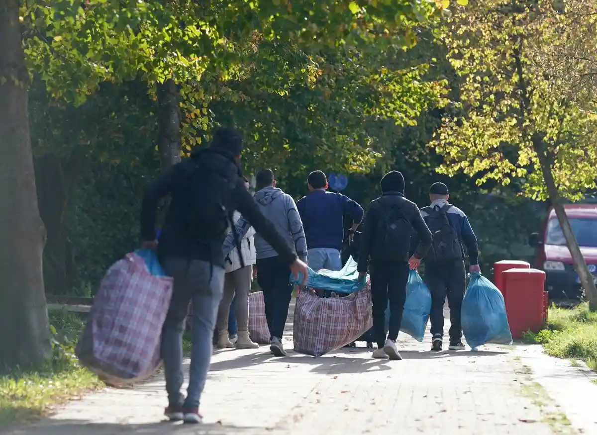Новый приток беженцев в Гамбург