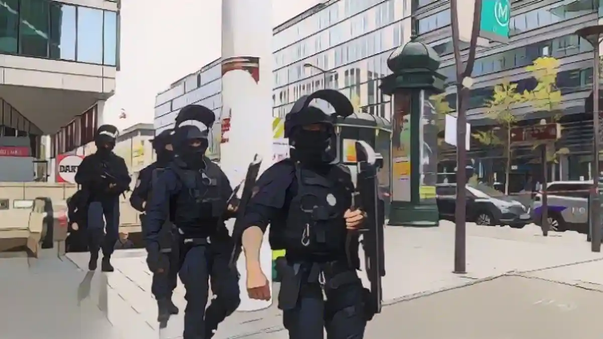 Полицейские в Париже открыли стрельбу по женщине