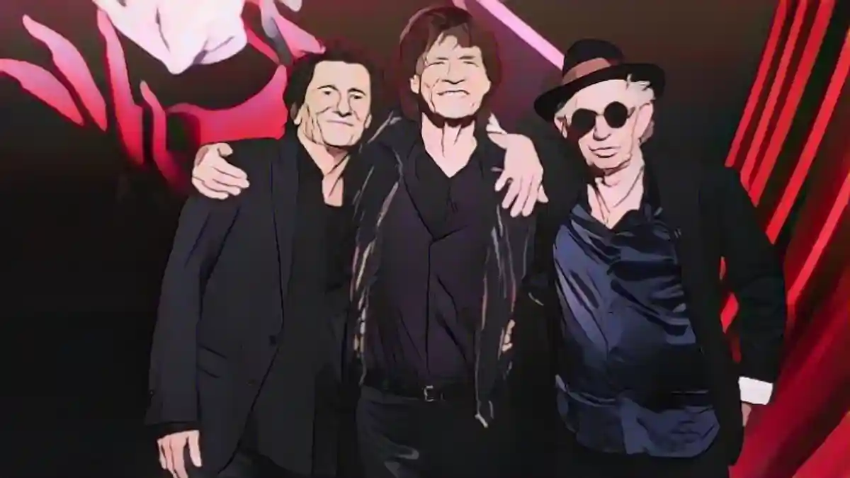 Группа Rolling Stones празднует выход своего нового студийного альбома.:Группа Rolling Stones празднует выход своего нового студийного альбома.